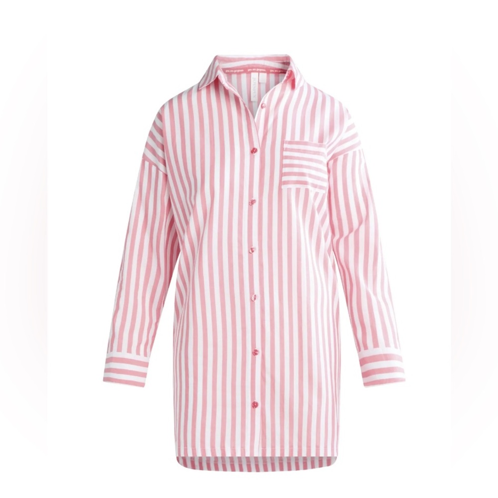 NWT Joyspun Striped Sleep Shirt